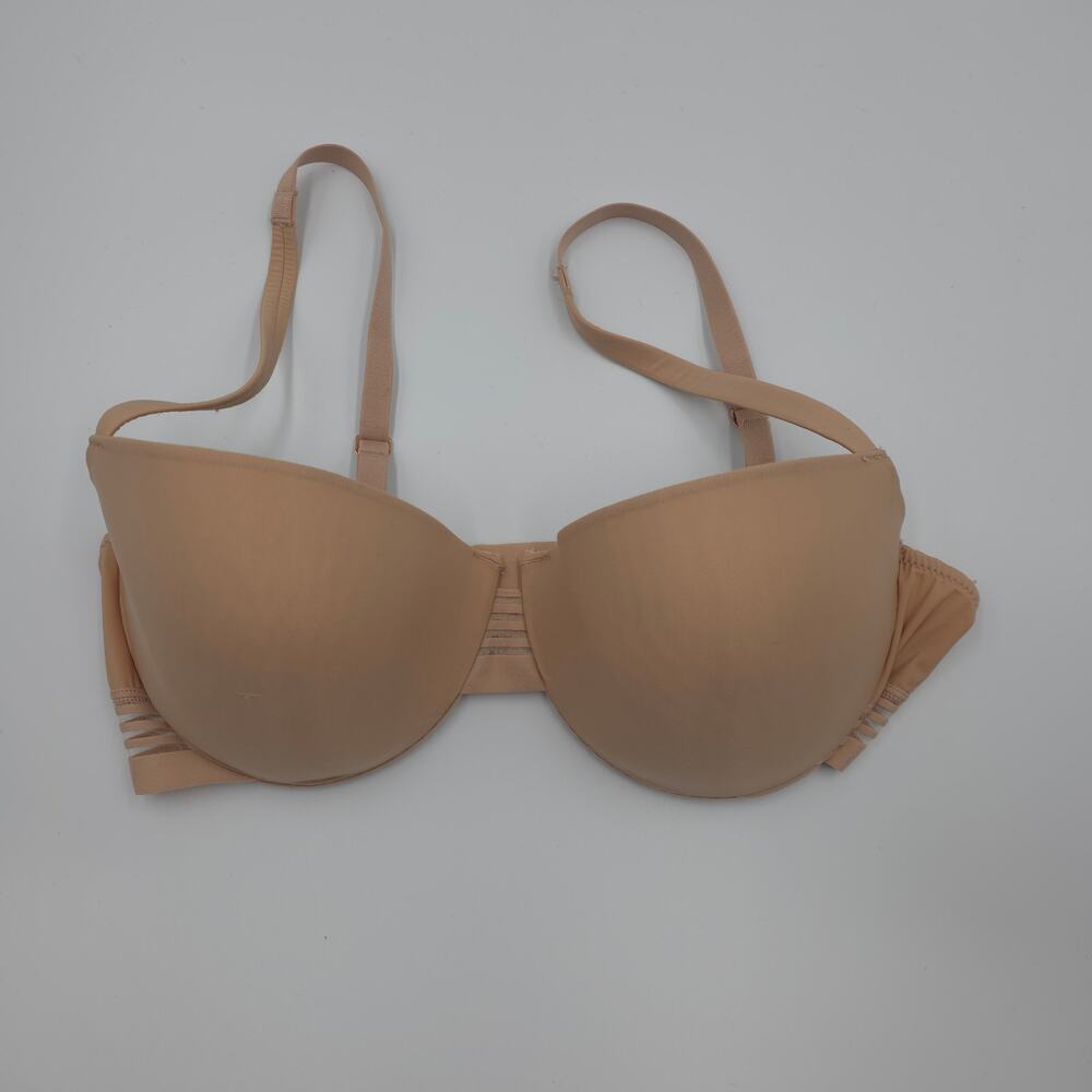 Le Mystere Women's Second Skin Back Smoother Bra in Natural Size 34D